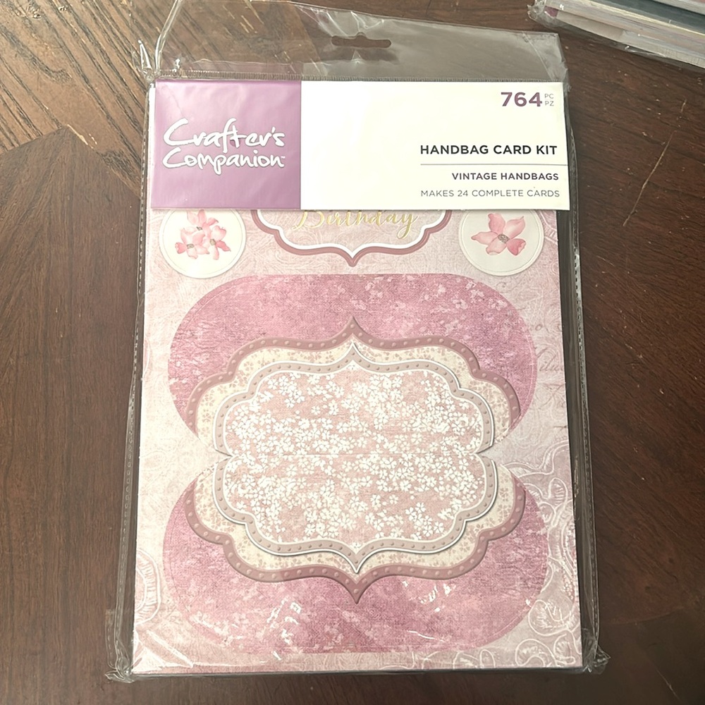 Crafters companion handbag card kit